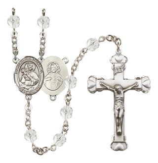 Silver-Plated 6mm Our Lady of Mount Carmel Rosary