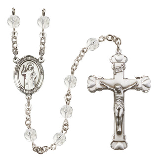 Silver-Plated 6mm Saint John of Capistrano  Engraved Catholic Rosaries