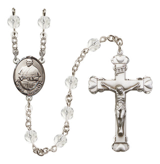 Silver-Plated 6mm Pope Francis Rosary