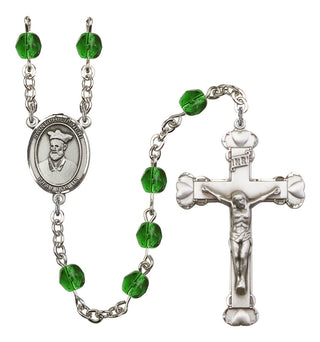 Saint Philip Neri Rosary with Emerald Beads