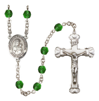 Silver-Plated 6mm Our Lady of Czestochowa Rosary