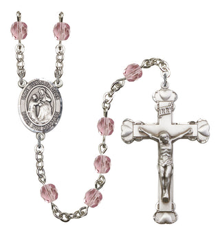 San Juan de Dios Rosary with Light Amethyst Beads