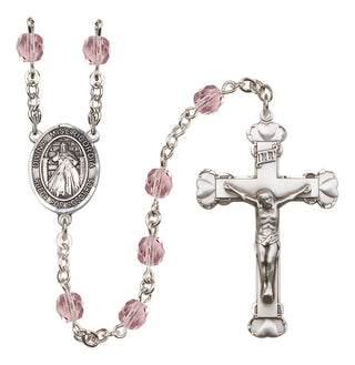Silver-Plated 6mm Divina Misericordia Rosary