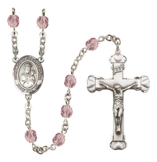 Silver-Plated 6mm Our Lady of Czestochowa Rosary