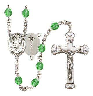 Silver-Plated 6mm Pope Emeritace  Benedict XVI Rosary