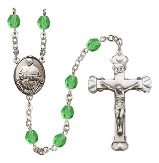 Silver-Plated 6mm Pope Francis Rosary