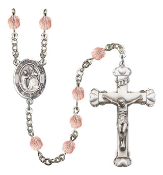 San Juan de Dios Rosary with Pink Beads