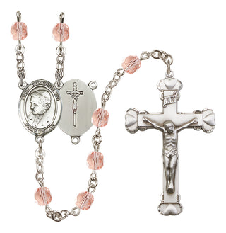 Silver-Plated 6mm Pope Emeritace  Benedict XVI Rosary