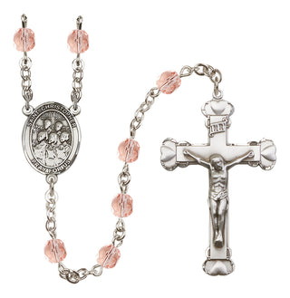 Silver-Plated 6mm Saint Christopher / Choir Rosary