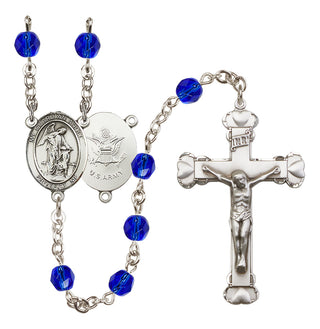 Silver-Plated 6mm Guardian Angel w/Child Rosary