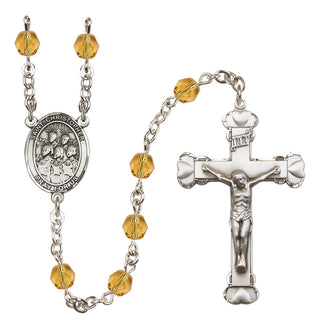 Silver-Plated 6mm Saint Christopher / Choir Rosary