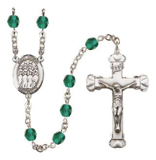 Silver-Plated 6mm Saint Cecilia / Choir Rosary
