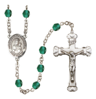 Silver-Plated 6mm Our Lady of Czestochowa Rosary