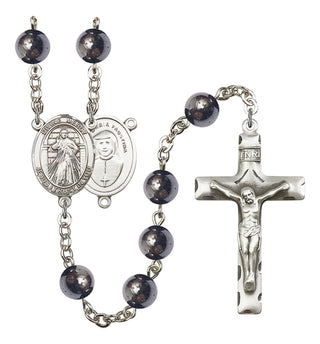Divine Mercy Rosary with Hematite Beads