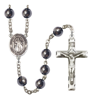 Divina Misericordia Rosary with Hematite Beads