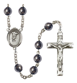 Saint Philip Neri Rosary with Hematite Beads
