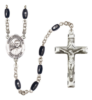 Silver-Plated 8x5mm Saint John Paul II Rosary