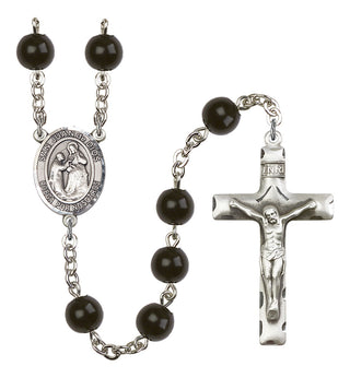 San Juan de Dios Rosary with Black Onyx Beads