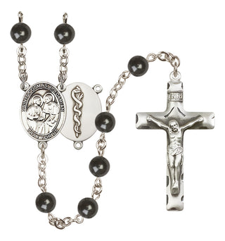 Silver-Plated 7mm Saints Cosmas & Damian / Doctors Rosary