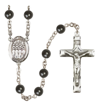Silver-Plated 7mm Saint Cecilia / Choir Rosary