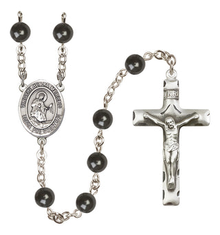 Silver-Plated 7mm Virgen de la Merced  Engraved Catholic Rosaries