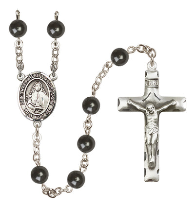 Silver-Plated 7mm St. Maria Bertilla Boscardin Rosary | Engravable