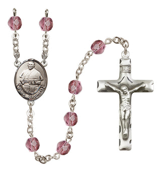 Silver-Plated 6mm Pope Francis Rosary