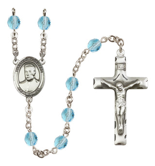 Silver-Plated 6mm Blessed Miguel Pro  Engraved Catholic Rosaries