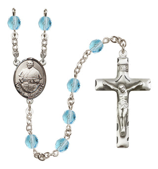 Silver-Plated 6mm Pope Francis Rosary