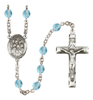 Silver-Plated 6mm Saint Christopher / Choir Rosary