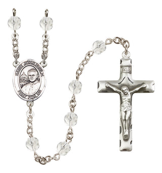 Silver-Plated 6mm Saint John Paul II Rosary