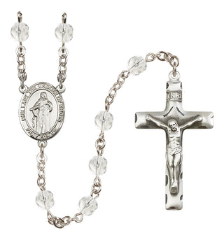 Silver-Plated 6mm Our Lady the Undoer of Knots  Engraved Catholic Rosaries