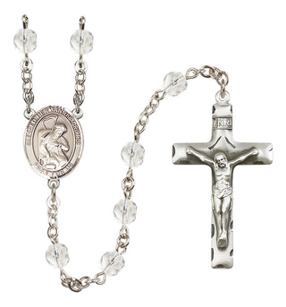 Silver-Plated 6mm Blessed Herman the Cripple  Engraved Catholic Rosaries