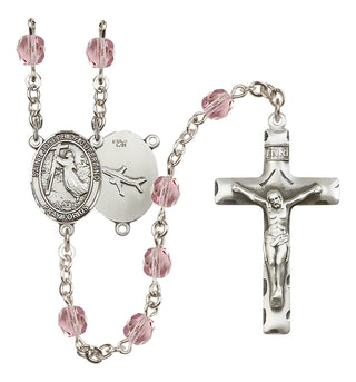 Silver-Plated 6mm Saint Joseph of Cupertino Rosary