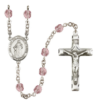 Silver-Plated 6mm Our Lady the Undoer of Knots  Engraved Catholic Rosaries