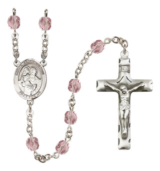 Silver-Plated 6mm Saints Peter & Paul  Engraved Catholic Rosaries