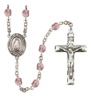 Silver-Plated 6mm Our Lady of Good Help  Engraved Catholic Rosaries