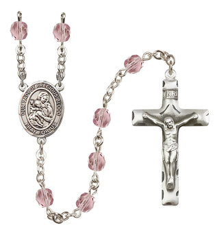 Silver-Plated 6mm Our Lady of the Precious Blood  Engraved Catholic Rosaries