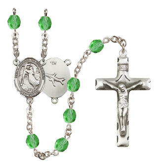 Silver-Plated 6mm Saint Joseph of Cupertino Rosary
