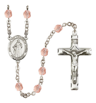 Silver-Plated 6mm Our Lady the Undoer of Knots  Engraved Catholic Rosaries