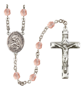 Silver-Plated 6mm Our Lady of the Precious Blood  Engraved Catholic Rosaries