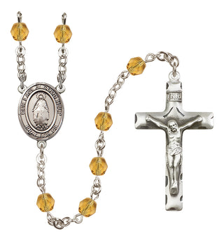 Silver-Plated 6mm Our Lady of Good Help  Engraved Catholic Rosaries