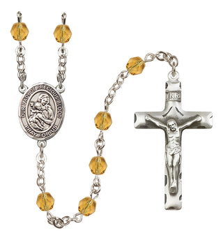 Silver-Plated 6mm Our Lady of the Precious Blood  Engraved Catholic Rosaries