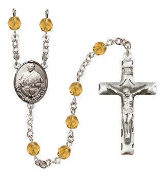 Silver-Plated 6mm Pope Francis Rosary