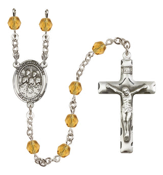 Silver-Plated 6mm Saint Christopher / Choir Rosary