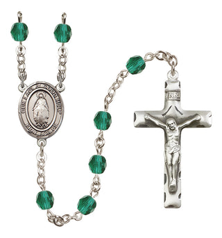 Silver-Plated 6mm Our Lady of Good Help  Engraved Catholic Rosaries
