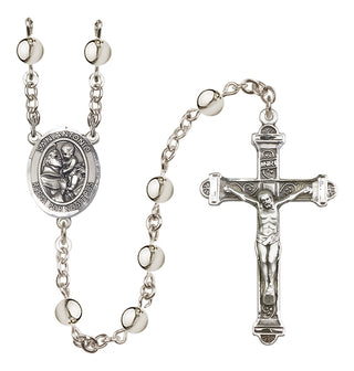 Silver Plated 6mm San Antonio Rosary