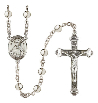 Silver Plated 6mm Saint Dennis Rosary