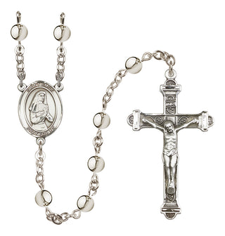 Silver Plated 6mm Saint Emily de Vialar Rosary