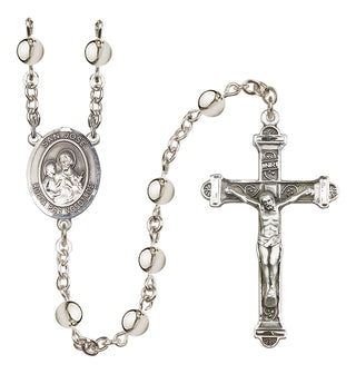 Silver Plated 6mm San Jose Rosary